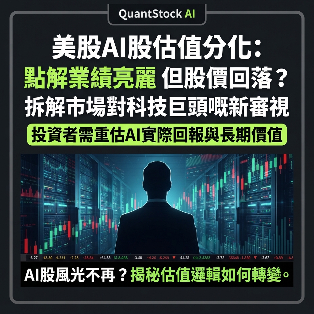 美股AI股估值分化:點解業績亮麗但股價回落?拆解市場對科技巨頭嘅新審視
